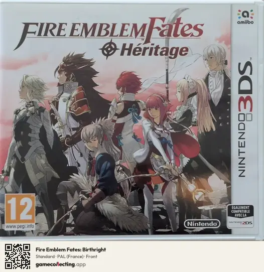 Fire Emblem Fates: Birthright Nintendo 3DS, France box front