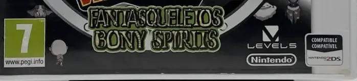 Yo-kai Watch 2: Bony Spirits, the PEGI square on its front