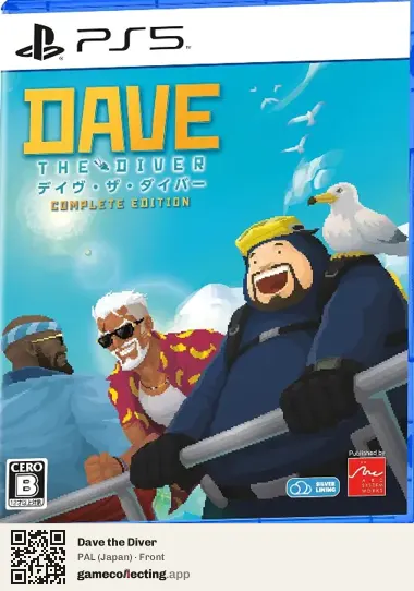 Dave the Diver PlayStation 5, Japan box front
