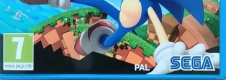 Sonic Lost World, the PEGI square on its front