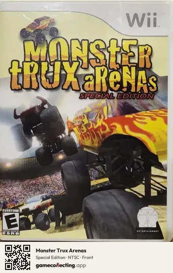 Monster Trux Arenas Nintendo Wii, NTSC box front