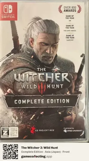 The Witcher 3: Wild Hunt Nintendo Switch, Asia box front