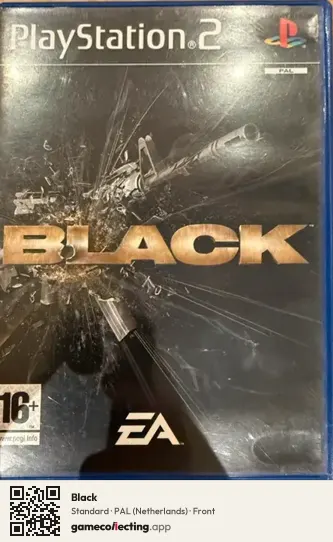 Black PlayStation 2, Netherlands box front