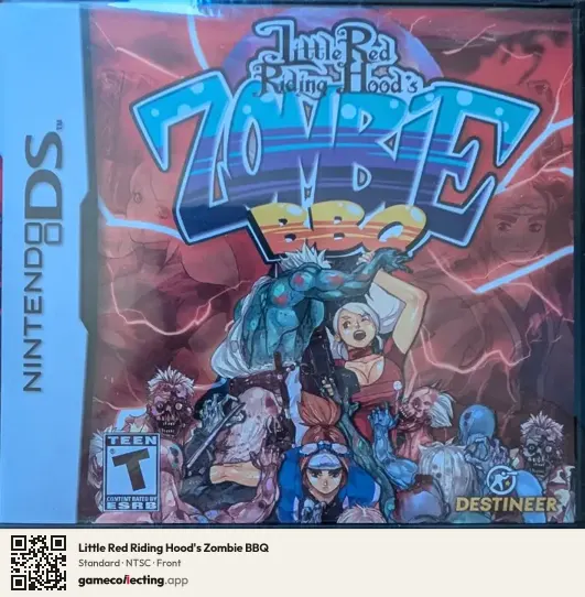 Little Red Riding Hood's Zombie BBQ Nintendo DS, NTSC box front