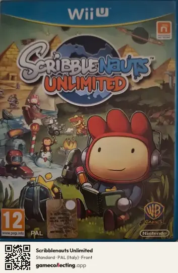 Scribblenauts Unlimited Nintendo Wii U, Italy box front