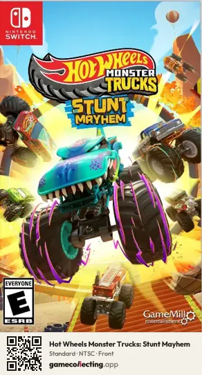 Hot Wheels Monster Trucks: Stunt Mayhem Nintendo Switch, NTSC box front