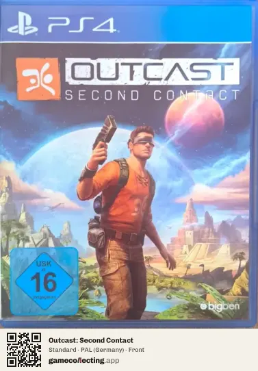 Outcast: Second Contact PlayStation 4, Germany box front
