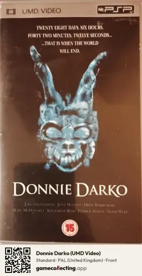 Donnie Darko (UMD Video) PlayStation Portable, United Kingdom box front
