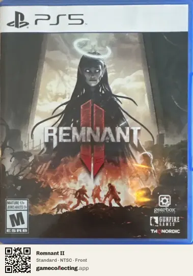 Remnant II PlayStation 5, NTSC box front