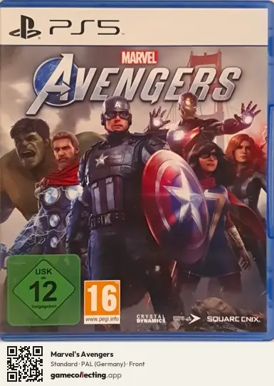 Marvel's Avengers PlayStation 5, Germany box front