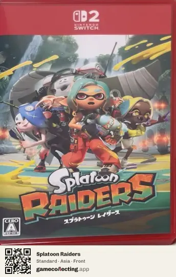 Splatoon Raiders Nintendo Switch 2, Asia box front