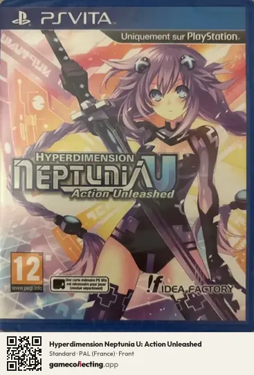 Hyperdimension Neptunia U: Action Unleashed PlayStation Vita, France box front