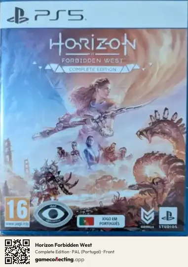 Horizon Forbidden West PlayStation 5, Portugal box front