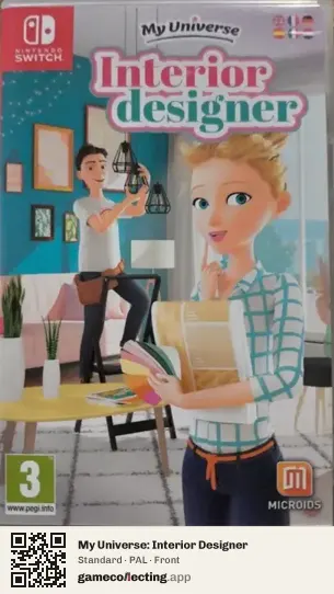 My Universe: Interior Designer Nintendo Switch, PAL box front