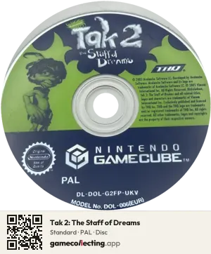 Tak 2: The Staff of Dreams Nintendo GameCube, PAL disc