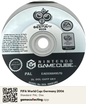 FIFA World Cup: Germany 2006 Nintendo GameCube, PAL disc