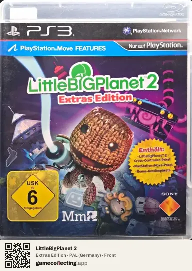 LittleBigPlanet 2 PlayStation 3, Germany box front