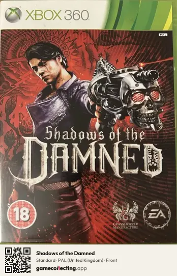 Shadows of the Damned Xbox 360, United Kingdom box front