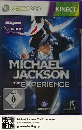 Michael Jackson: The Experience Xbox 360, Germany box front