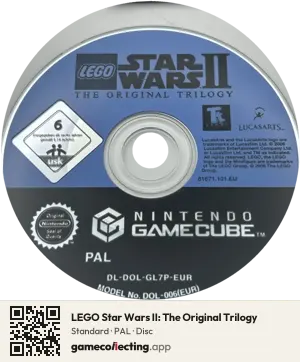 LEGO Star Wars II: The Original Trilogy Nintendo GameCube, PAL disc