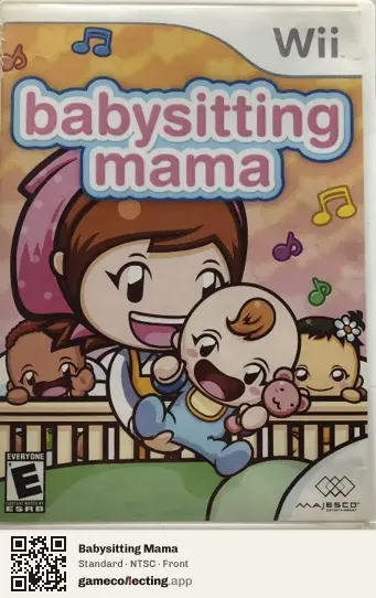 Babysitting Mama Nintendo Wii, NTSC box front