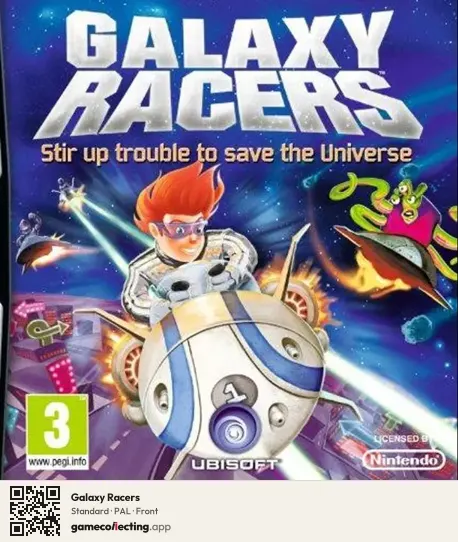 Galaxy Racers Nintendo DS, PAL box front