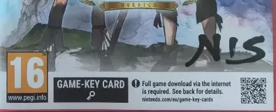 Ys X: Proud Nordics, the USK square on its front