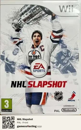 NHL Slapshot Nintendo Wii, PAL box front