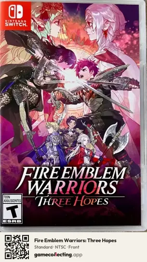 Fire Emblem Warriors: Three Hopes Nintendo Switch, NTSC box front