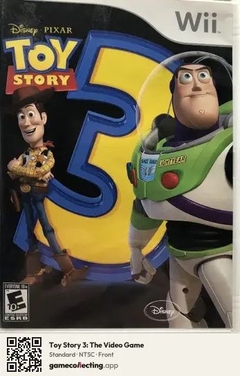 Toy Story 3: The Video Game Nintendo Wii, NTSC box front