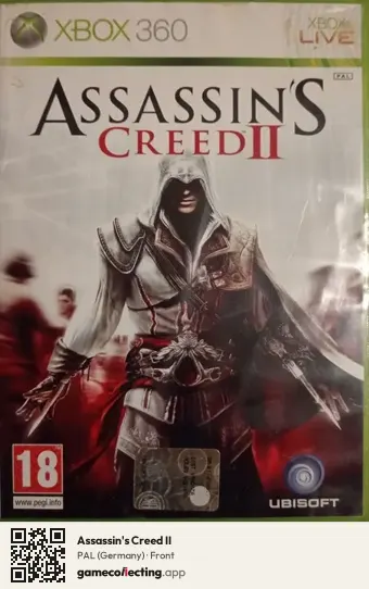 Assassin's Creed II Xbox 360, Germany box front