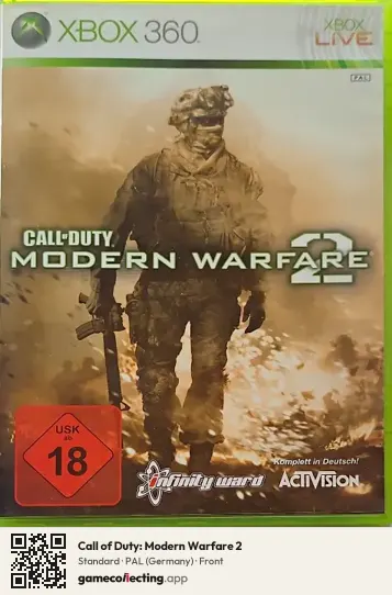 Call of Duty: Modern Warfare 2 Xbox 360, Germany box front