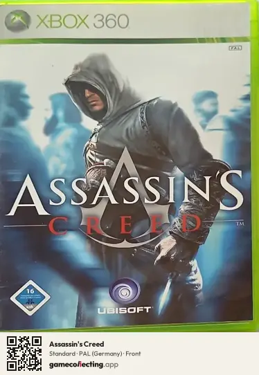 Assassin's Creed Xbox 360, Germany box front