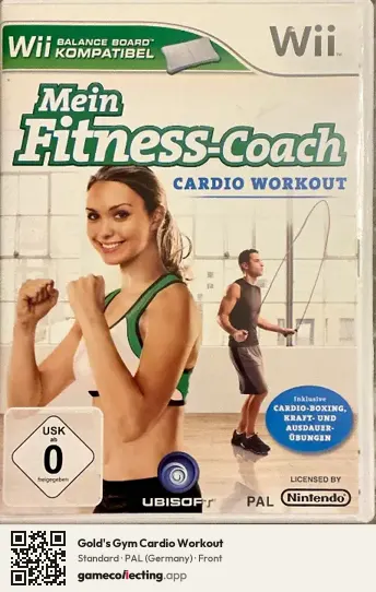 Gold's Gym Cardio Workout Nintendo Wii, Germany box front