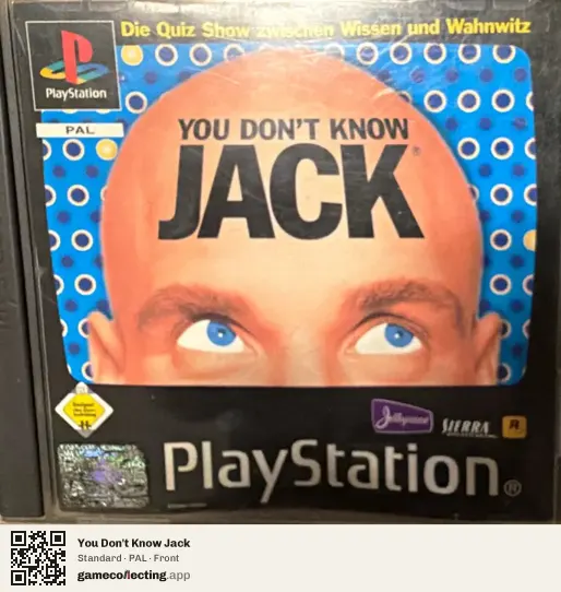 You Don't Know Jack PlayStation, PAL box front