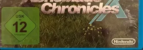 Xenoblade Chronicles X, the USK square on its front