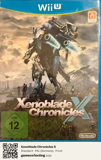Xenoblade Chronicles X Nintendo Wii U, Germany box front