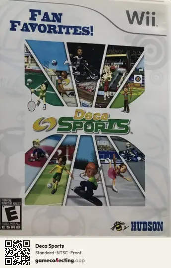 Deca Sports Nintendo Wii, NTSC box front