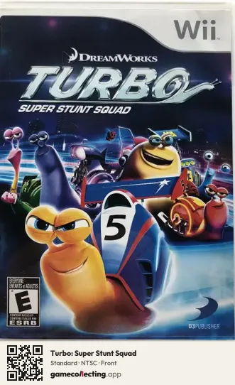 Turbo: Super Stunt Squad Nintendo Wii, NTSC box front
