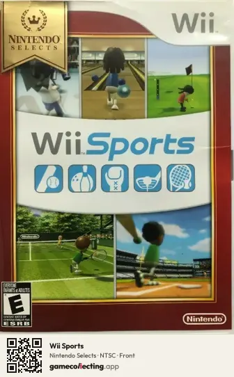 Wii Sports Nintendo Wii, NTSC box front