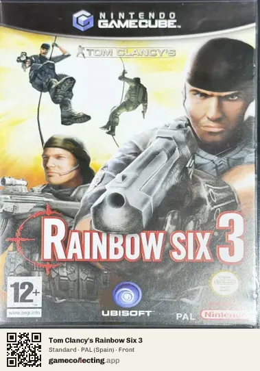 Tom Clancy's Rainbow Six 3 Nintendo GameCube, Spain box front