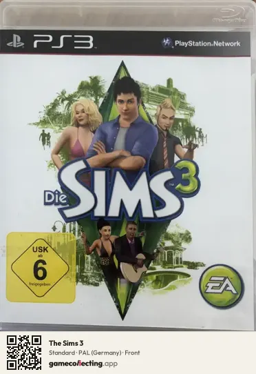 The Sims 3 PlayStation 3, Germany box front
