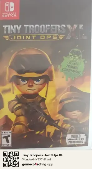 Tiny Troopers: Joint Ops XL Nintendo Switch, NTSC box front