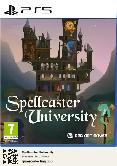 Spellcaster University PlayStation 5, PAL box front
