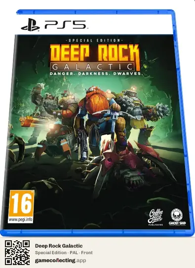 Deep Rock Galactic PlayStation 5, PAL box front