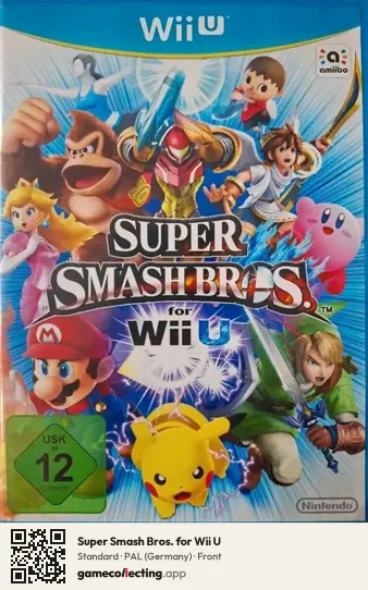 Super Smash Bros. for Wii U Nintendo Wii U, Germany box front