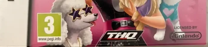 Barbie: Groom and Glam Pups, the PEGI square on its front