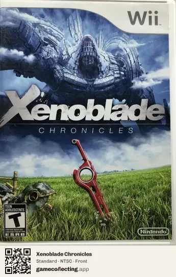 Xenoblade Chronicles Nintendo Wii, NTSC box front