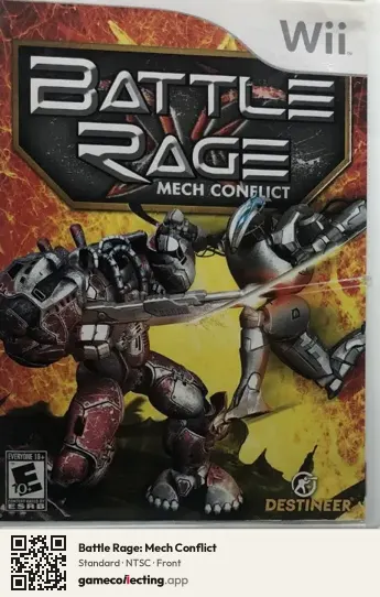 Battle Rage: Mech Conflict Nintendo Wii, NTSC box front