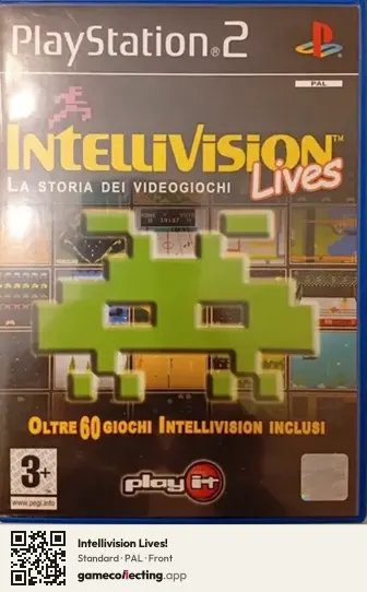 Intellivision Lives! PlayStation 2, PAL box front